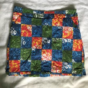 Loudmouth Golf Skort 12 Kapalua Tropical Hawaiian